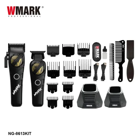 طقم حلاقة الشعر الاحترافي سرعة عالية WMARK NG-8613KIT