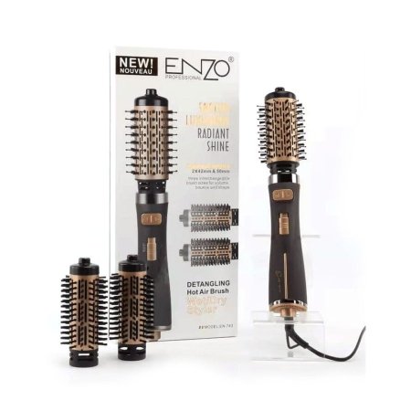 فرشاة سشوار الشعر اينزو قابل للدوران Enzo En-743