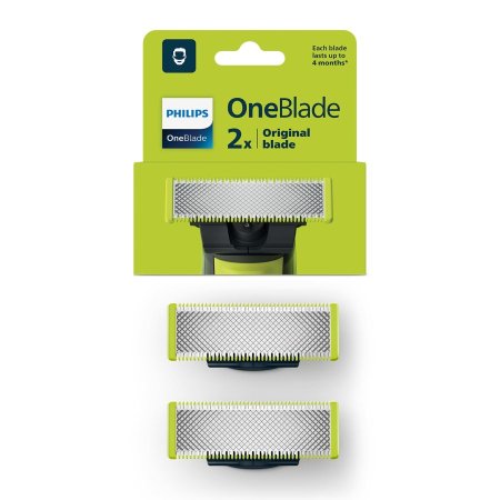 رأس ماكنة فيلبس (شفرات حلاقة ون بليد)  Philips oneblade عدد 2