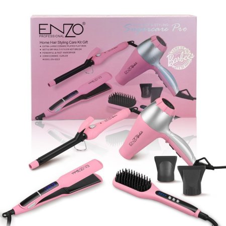 مجموعه تصفيف الشعر اينزو (4 في 1) – ENZO EN-6313 4‑in‑1 Hair Styler
