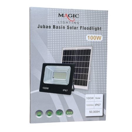 كشاف طاقة شمسية للاماكن الخارجيه مع ريموت كنترول