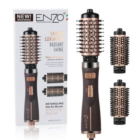 فرشاة سشوار الشعر اينزو قابل للدوران Enzo En-743