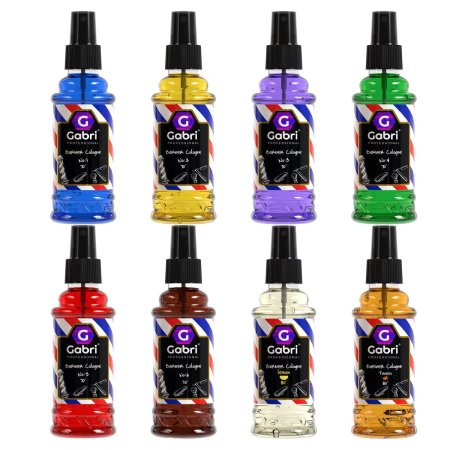 مجموعة كولونيا جابري بروفيشنال باربر - بخاخ كولونيا تركي  - Gabri Professional Barber Cologne – Turkish Kolonya Spray