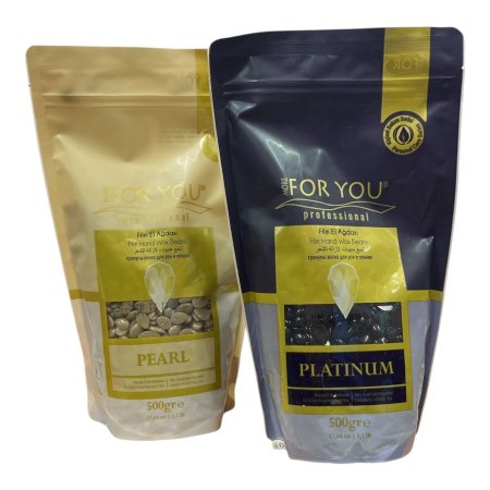 حبيبات شمع واكس لازالة الشعر 500 غم For you