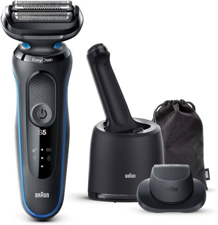 ماكينة حلاقة كهربائية براون سيريز 5 50-B7200cc للرجال مع أداة —BRAUN Shaver 51-B7200cc-V Black