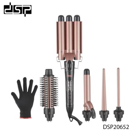 مكواة تجعيد الشعر الاحترافية 7 في 1 من (DSP) CURLING WAND BEAUTY 20652