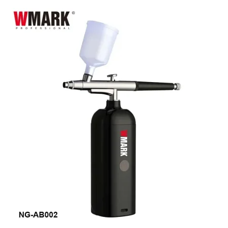 بخاخ هواء لاسلكي WMARK NG-AB002 للاستخدام الاحترافي – Airbrush متعدد الاستخدامات للحلاقة والتجميل