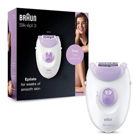 الماكينه النسائيه براون 3 لإزالة الشعر من الجذور Braun Silk‑épil 3 SE3‑000 Epilator
