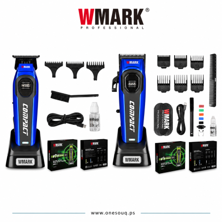 طقم حلاقة دبليو مارك الاحترافي WMARK NG-V4 & VT4