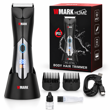 ماكينة حلاقه دبليو مارك الاحترافية للجسم والاماكن الحساسة WMARK NG-BT001