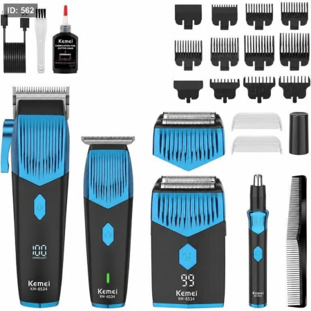 مجموعة حلاقة الشعر كيمي (4 في 1)  KEMEI Km-8534 Max