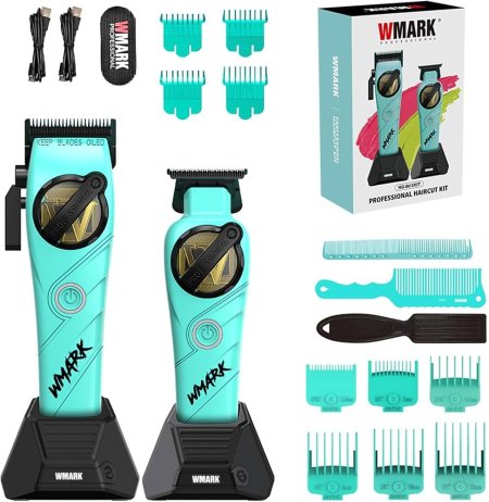 طقم حلاقة الشعر الاحترافي سرعة عالية WMARK NG-8613KIT