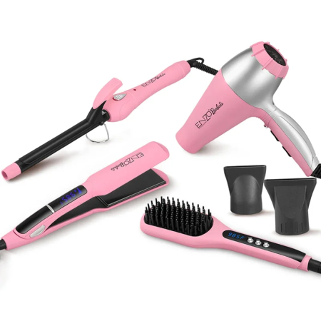 مجموعه تصفيف الشعر اينزو اصدار pro الجديد (4 في 1) – ENZO EN-6313pro 4‑in‑1 Hair Styler