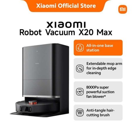 مكنسة شاومي اكس 20 ماكس  Xiaomi Robot Vacuum X20 Max 5200mAh