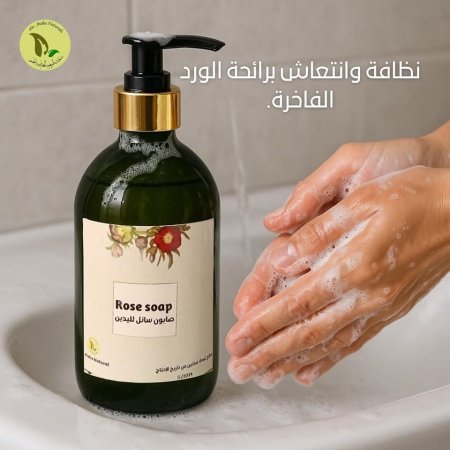 صابون سائل اليدين برائحة الورد الجوري