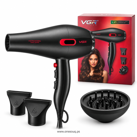 مجفف شعر احترافي بقوة 2800 واط (سشوار) VGR V-471