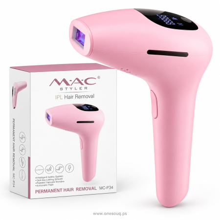 جهاز ماك ستايلر لإزالة الشعر بالليزر مع نظام أمان متكامل MAC MC P34