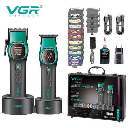 مجموعة حلاقة وتشذيب احترافية VGR V-885 S2